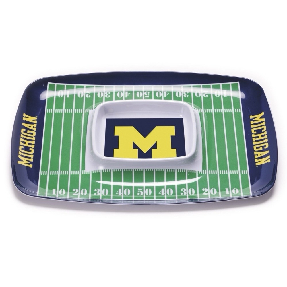 University Of Michigan Chip & Dip Tray